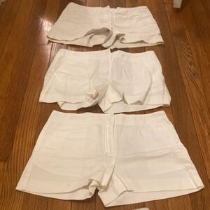 3 pairs Crewcuts Everyday White Shorts  (buy 1 or more pairs)